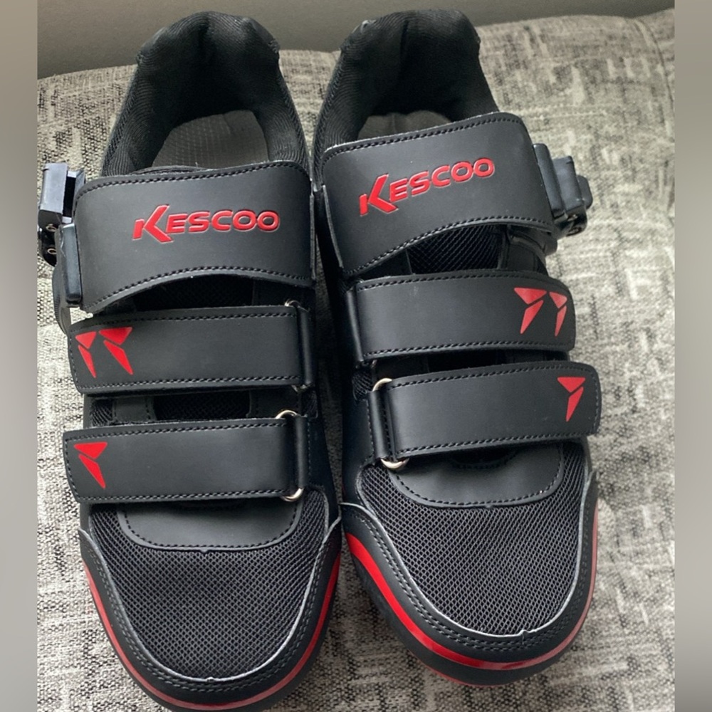 Kids Black and Red Sneakers